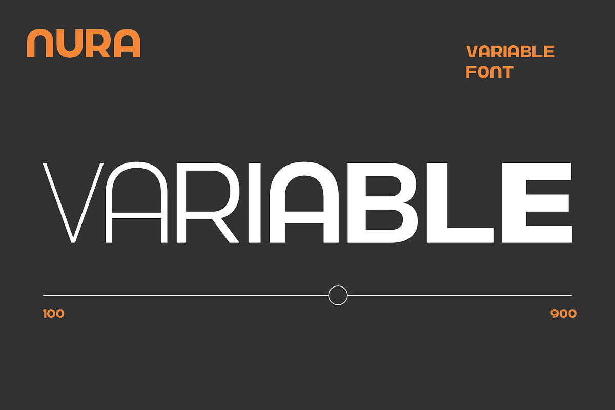 Nura - Variable Font, a Sans Serif Font by sabrcreative (Photo 4 of 15)