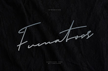 Fumatoss Font | Singleline Signature