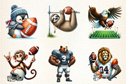 American Football Animal, an Illustration by DreamArtGraphic (Thumbnail 4 of 4)