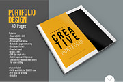 Graphic Design Portfolio Template, a Brochure Template by Canden Studio (Thumbnail 1 of 6)