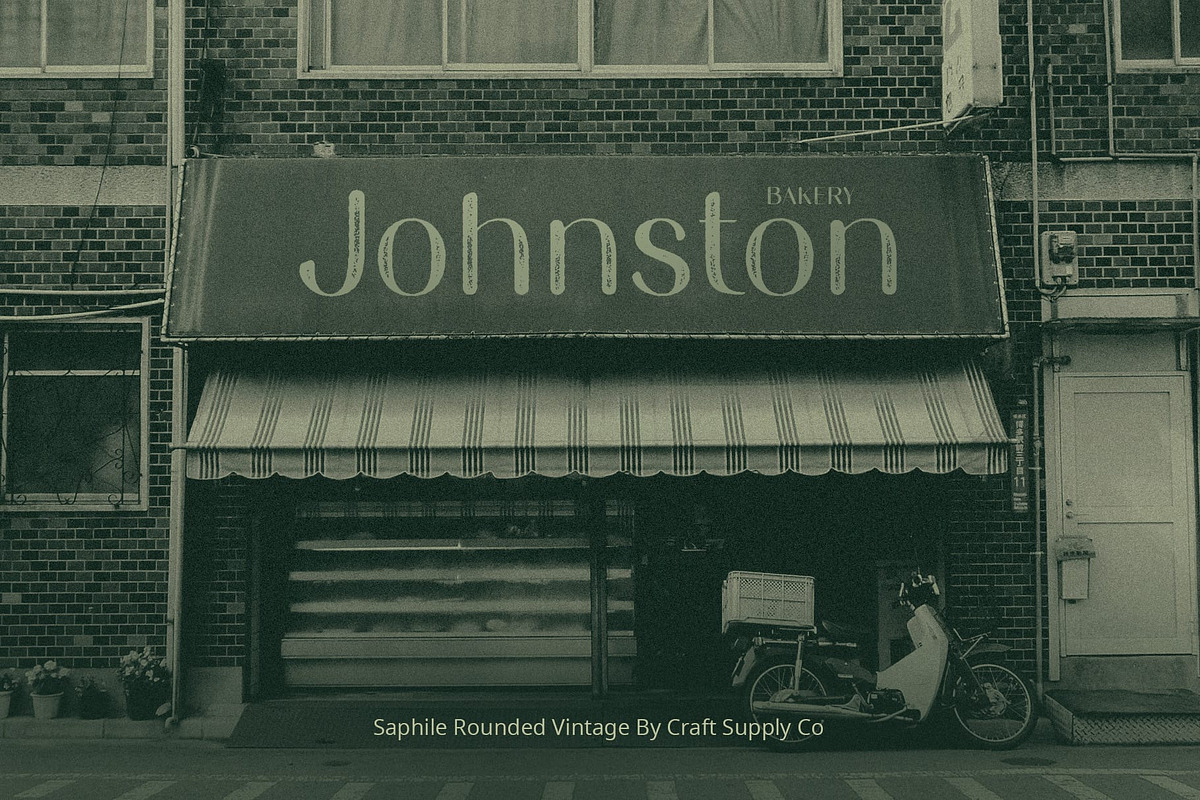 Saphile Rounded Vintage, a Sans Serif Font by Craft Supply Co. (Photo 6 of 8)