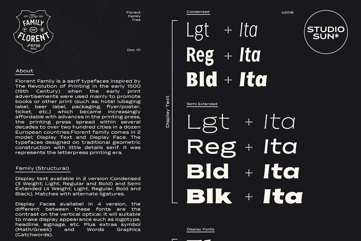 Florent - Font Family preview 3