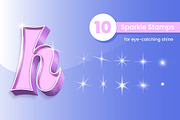Sparkle & Shine Procreate Brushset, a Brush Add-On by Unfettered Letters (Thumbnail 5 of 7)