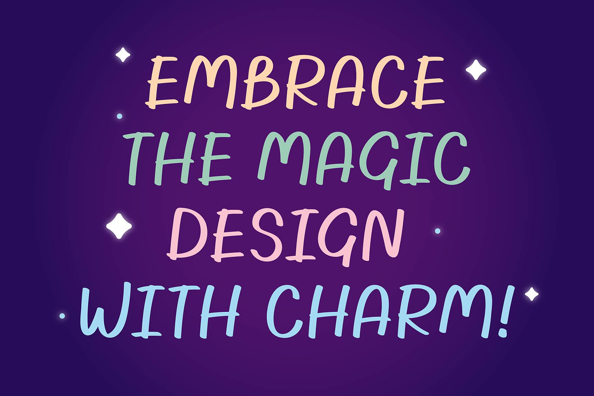 Magic Nighty Font, a Handwritten Font by KengGraphic (Photo 2 of 11)