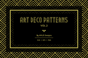 Art Deco Patterns, Vol 2, a Pattern Graphic by HMJS Designs (Thumbnail 4 of 8)