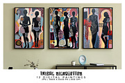 Tribal Silhouettes Paintings, a Person Illustration by Digital Art Creations (Thumbnail 5 of 5)