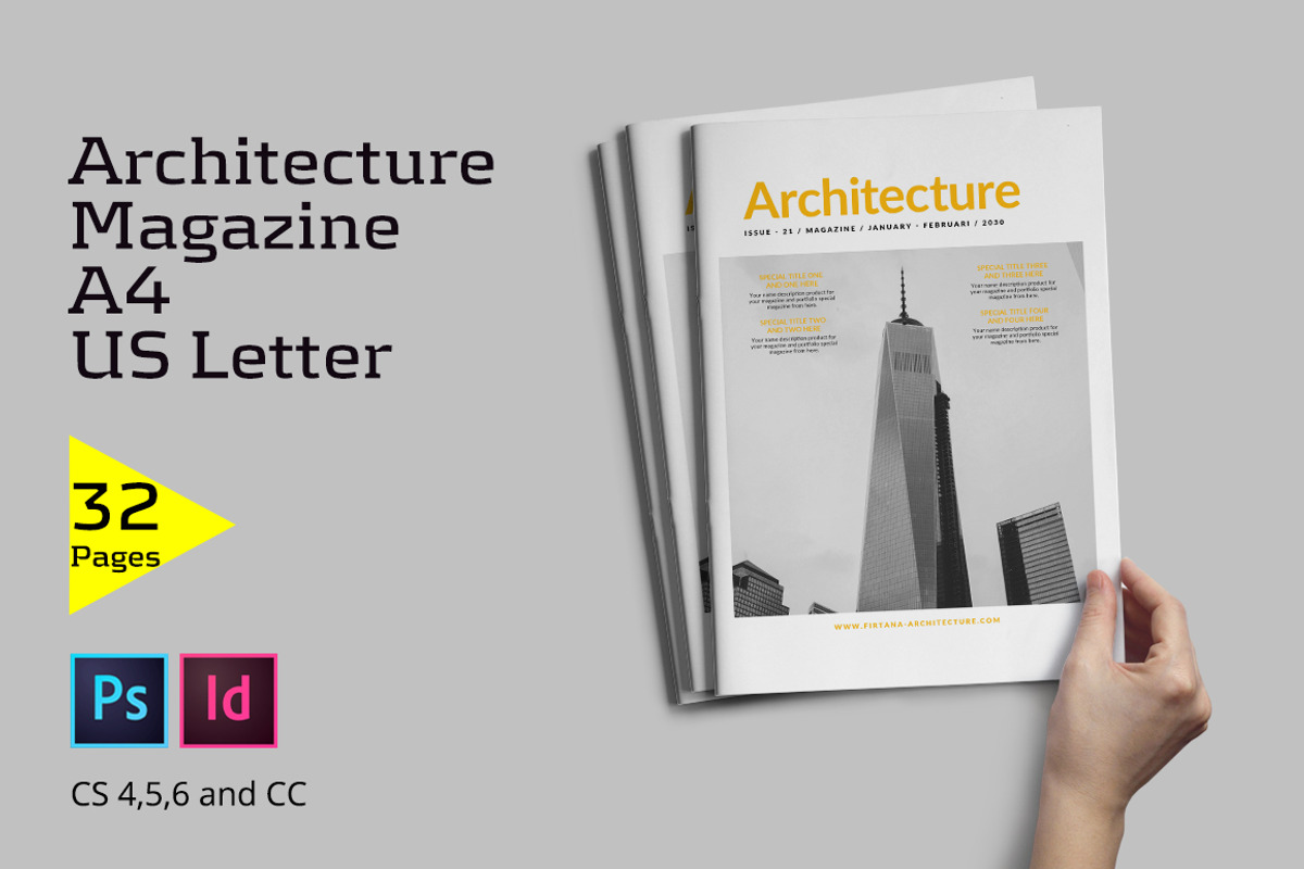 Architecture Magazine, a Magazine Template by Firtana (Photo 1 of 10)