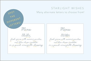 Starlight Wishes-Modern Wedding Font