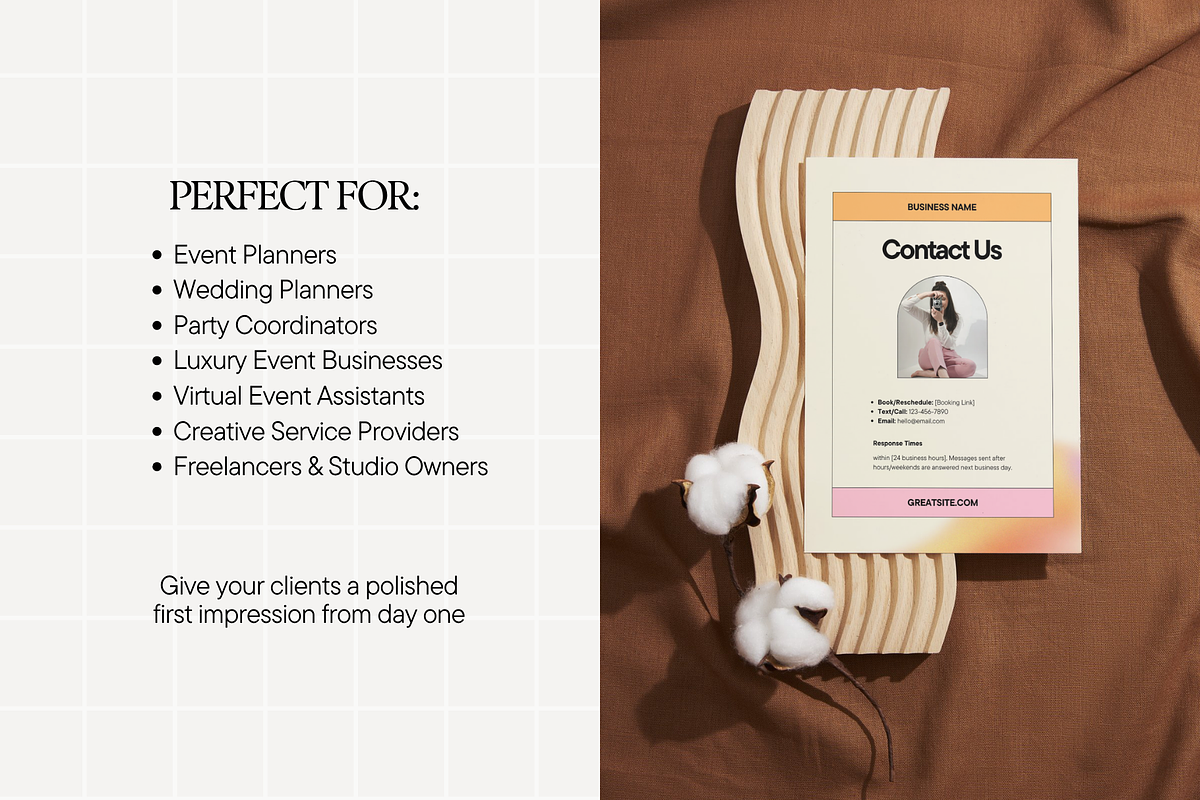 Wedding Planner Onboarding Forms, a Stationery Template by Anna Design Studio (Photo 8 of 9)