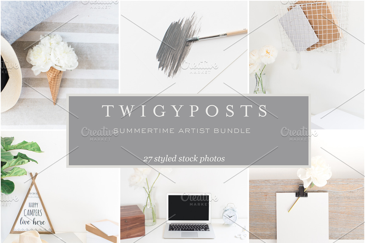 Summertime Artist Stock Photo Bundle, a Social Media Template by JanaBishopCollection (Photo 3 of 8)