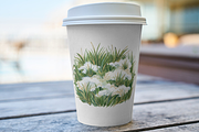 Winter Snowy Grass Clipart, a Seasonal Illustration by Markicha Art (Thumbnail 5 of 6)