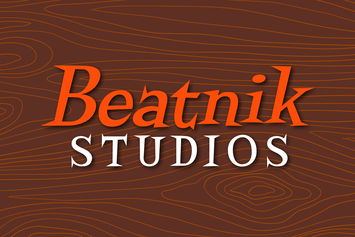 Jazzcat | Retro Display Type!, a Serif Font by StudioWorks (Photo 4 of 7)