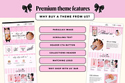 Pretty Pink Girly Shopify Theme, a Shopify Template by Template Twist Shop (Thumbnail 4 of 8)