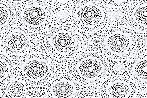 Seamless Malay lace pattern featuring abstract circular shapes in black on a li, a Texture Graphic by Textures & Backgrounds