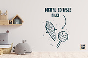 Kawaii sweets vector clipart, a Food Illustration by Brandianna (Thumbnail 4 of 5)