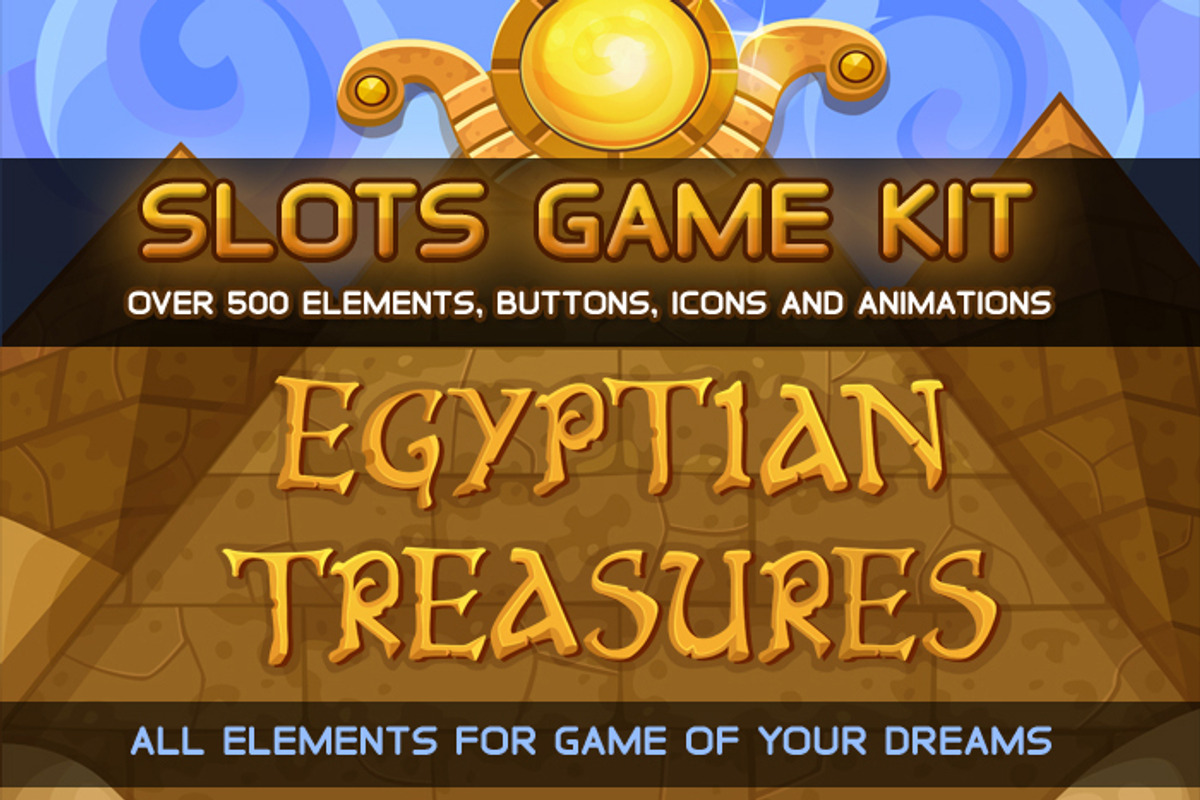 Egyptian treasures slots game, an Illustration by Saranai Store (Photo 1 of 11)