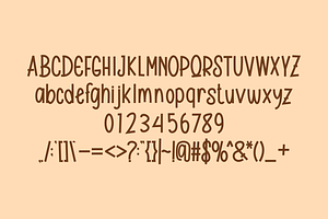 Malbae Anso Handwritten Font.