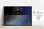 Moon Calendar 2022 La Luna, a Stationery Template by land art (Thumbnail 1 of 5)