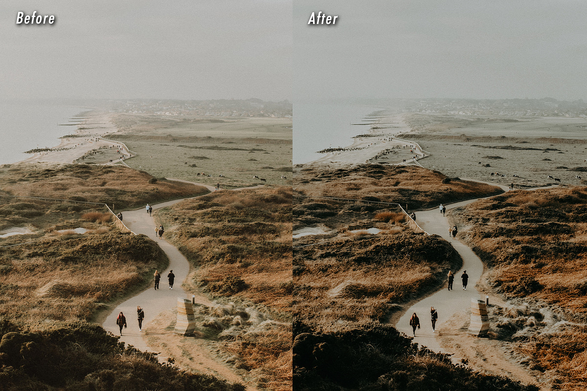 10 Dark Green Lightroom Presets, a Preset Add-On by CVR Presets (Photo 6 of 8)
