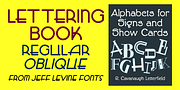 Lettering Book JNL, a Font by Jeff Levine Fonts (Thumbnail 1 of 5)