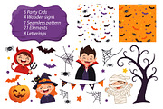 Halloween Party Cards Illustrations, a Seasonal Illustration by Evgeniia (Thumbnail 2 of 4)