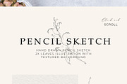 Pencil Sketch Leaves Illustration, a Work Illustration by WalaPalette (Thumbnail 3 of 4)