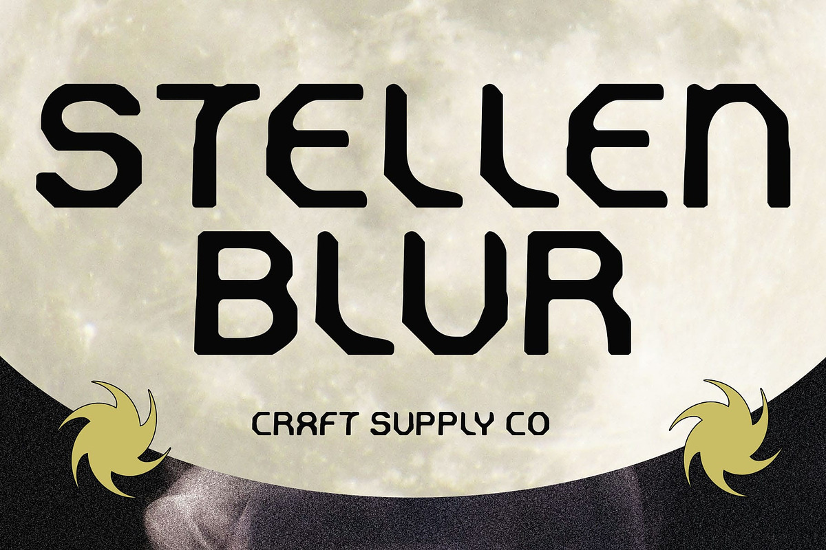 Stellen Blur, a Sans Serif Font by Craft Supply Co. (Photo 1 of 8)
