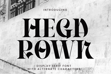 Hegarown Display Serif Font