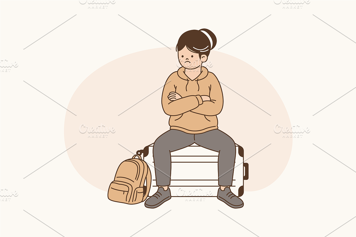 Travel Chaos Illustration, an Object Graphic by Jump Studio (Photo 11 of 12)