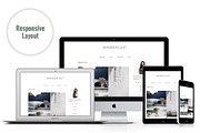 Responsive WP Theme - Wanderlust, a WordPress Template by Light Morango (Thumbnail 3 of 5)