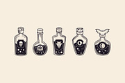 Witch Clipart. Witchcraft elements, an Object Graphic by DenysHolovatiuk (Thumbnail 3 of 6)