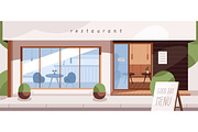 Cafes, restaurants with terraces set, a Food Illustration by Good Studio (Thumbnail 3 of 5)
