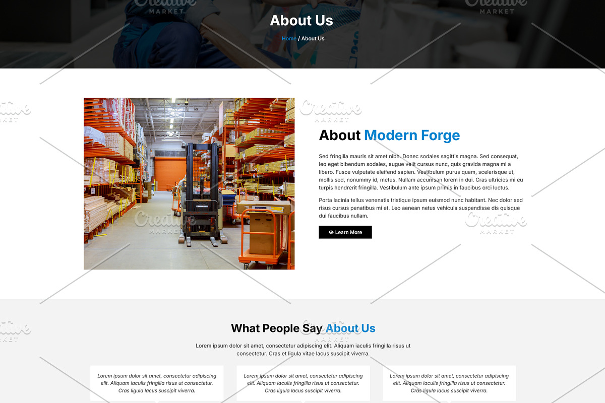 Building & Construction Tools Store, a WordPress Template by HasnainDEV (Photo 2 of 5)