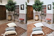 White Morocco Lightroom Presets, an Action Add-On by in between details (Thumbnail 8 of 13)