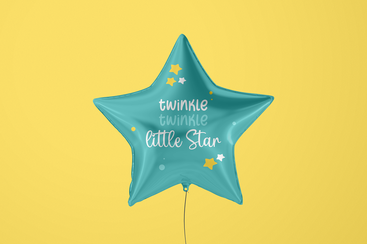 Foil Balloon Mockup Bundle, a Mockup by Mockupdaddy (Photo 3 of 11)