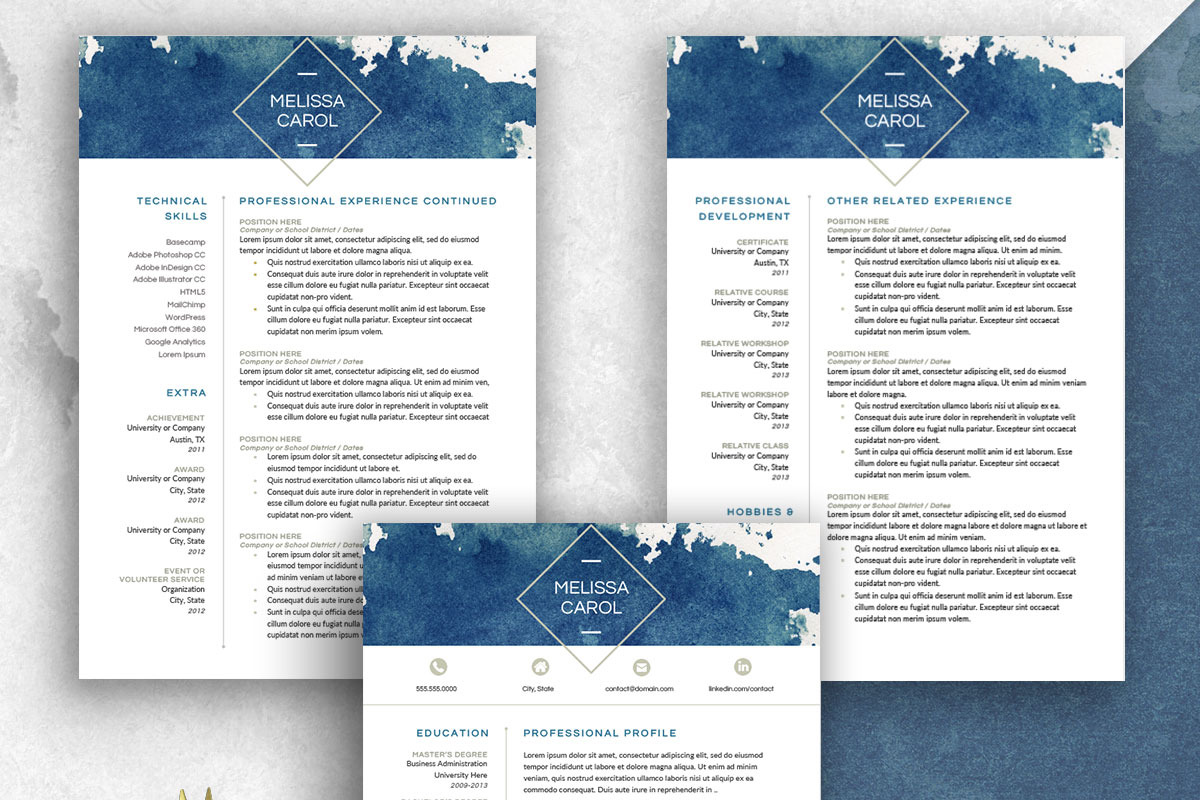 Modern Resume Template Word, a Resume Template by SharpResumeFoundry (Photo 3 of 8)