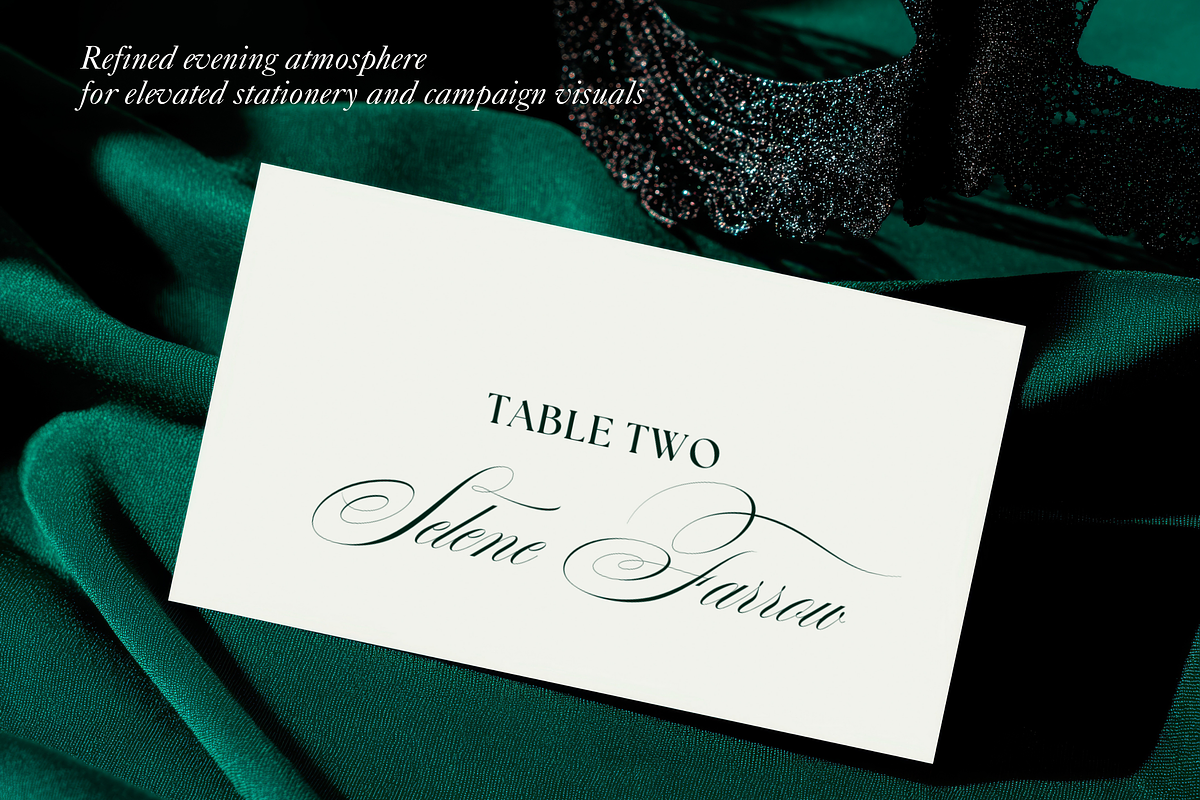 Vintage Velvet Card Mockup Bundle, an Advertising Mockup by Serenefeeling (Photo 5 of 12)