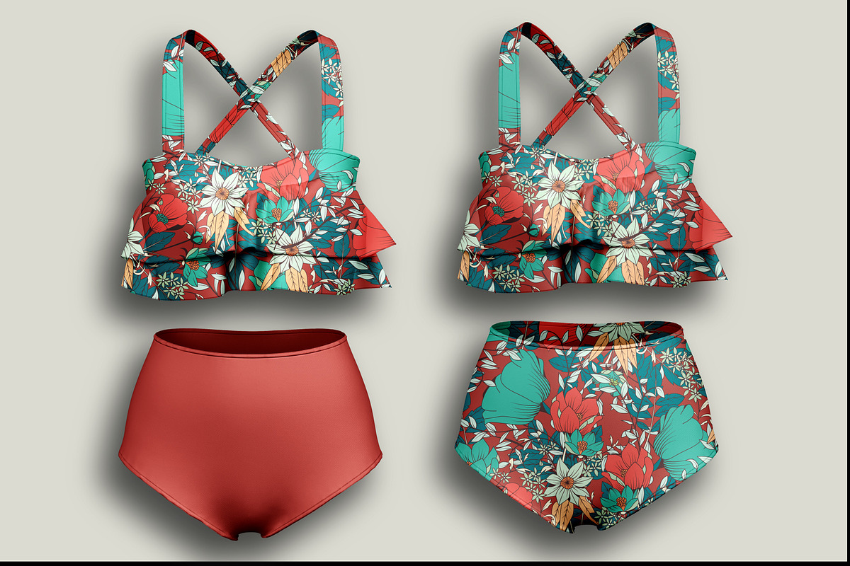 Swimming Suit Mockup, an Advertising Mockup by PudraART (Photo 5 of 8)