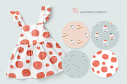 Bonjour graphic collection, a Pattern Graphic by SurfaceStories (Thumbnail 5 of 8)
