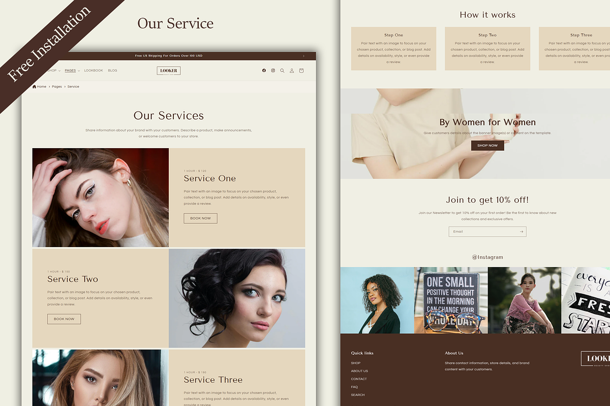Looker – Beauty Shop Shopify Theme, a Shopify Template by QuickArtisan (Photo 5 of 11)