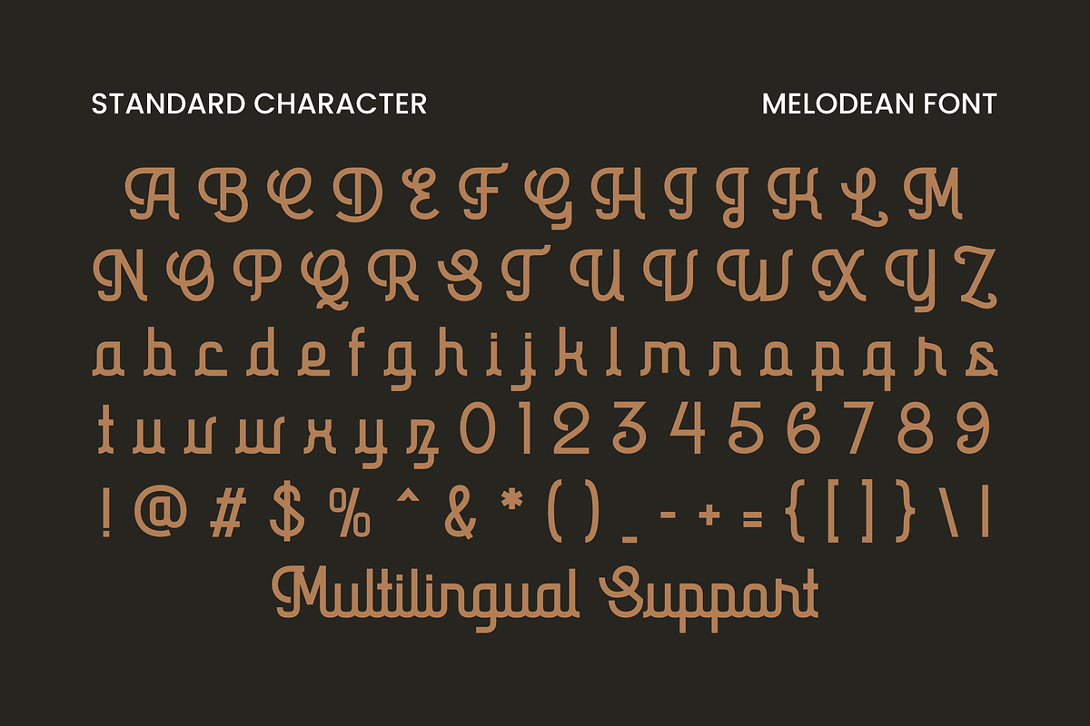 Melodean, a Script Font by ahweproject (Photo 2 of 11)
