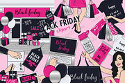 Black Friday Clipart, an Illustration by GlamArtZhanna (Thumbnail 1 of 4)