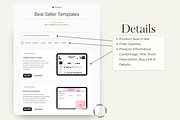 Framer Notion Template Seller, a Websites & App Template by DaisyStudio (Thumbnail 6 of 9)