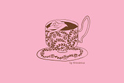 About Coffee and Tea, a Food Illustration by Annakniaz (Thumbnail 2 of 15)
