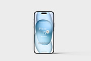 iPhone 15 Plus Mockup, an iPhone Mockup by Graphicbars (Thumbnail 9 of 17)