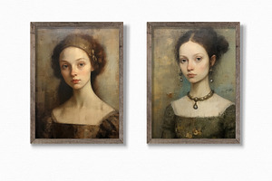 Renaissance Girl Paintings