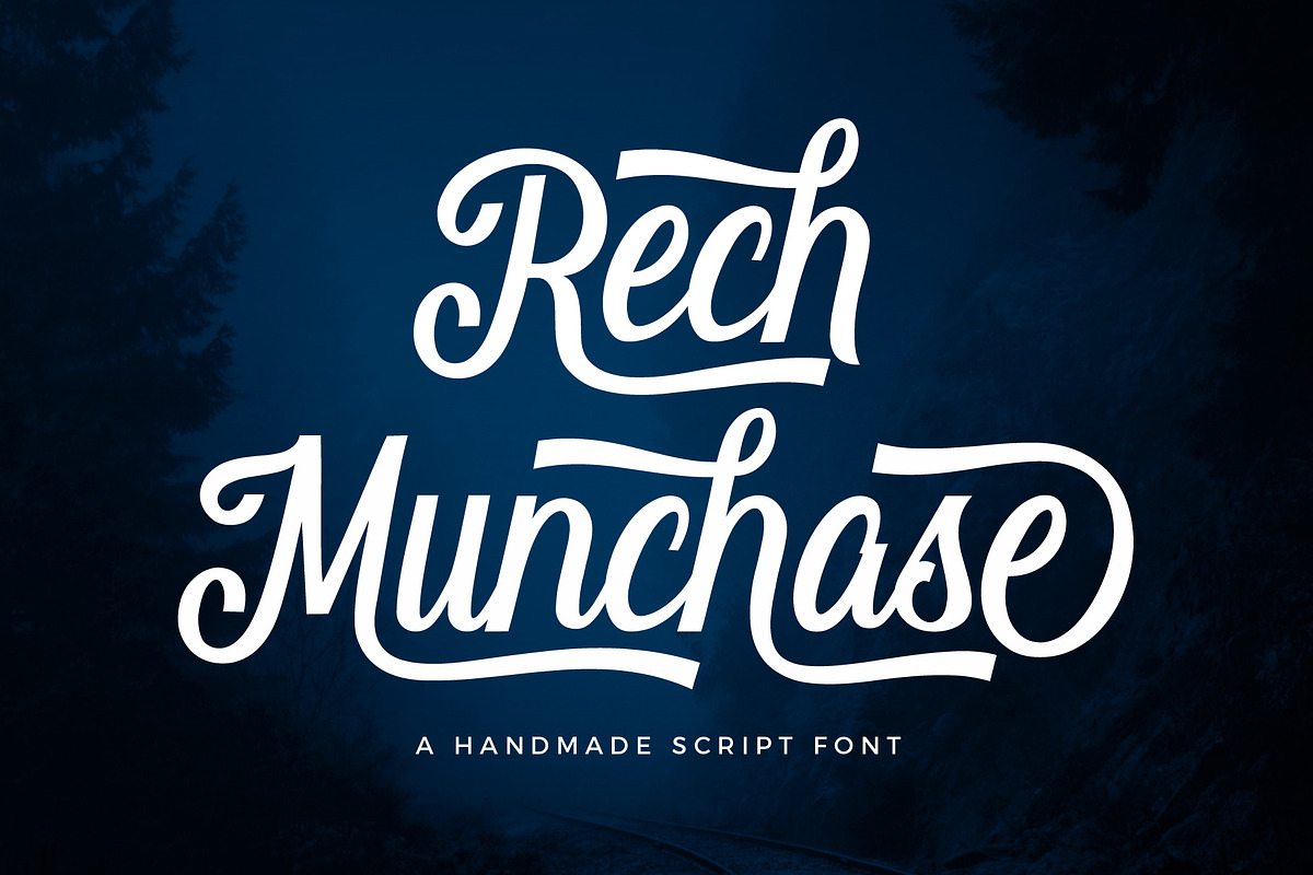 Rech Munchase Font