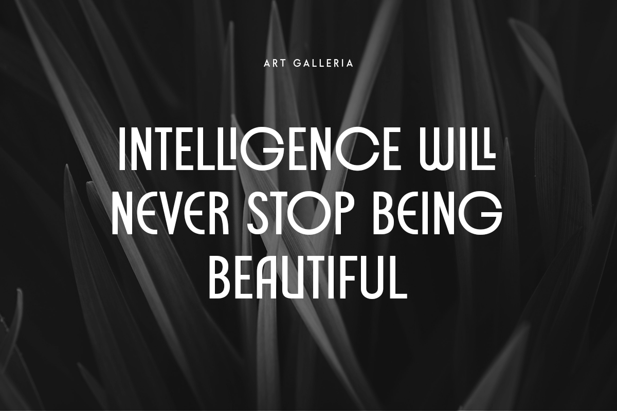 Art Galleria - Modern Display Font, a Sans Serif Font by Sensatype (Photo 8 of 12)