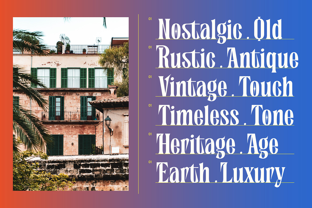 Mognakin Serif Display Font, a Serif Font by timelesstype.co (Photo 7 of 15)