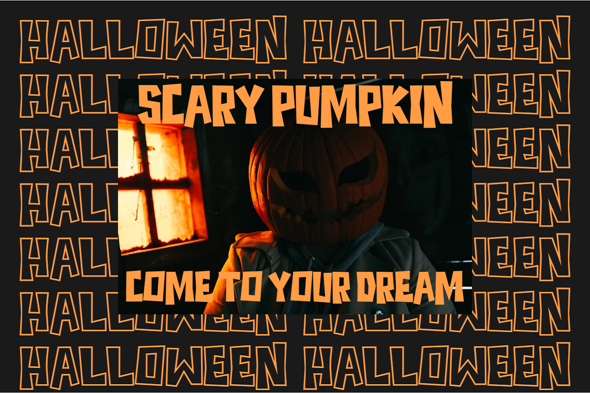 Nightmare - Halloween Display Font, a Sans Serif Font by Pian45 Studio (Photo 5 of 8)
